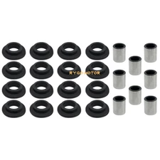 Shock Bushing Bearing Sleeve Kits All 4 for Arctic Cat ATV Bearcat 454 1996-1998