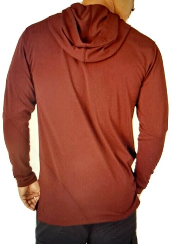 Camisa de sol Dickies Work Solutions con capucha LS Performance mechas borgoña UPF M-3XL - Imagen 3 de 3