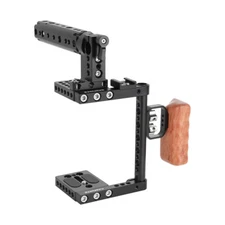 CAMVATE Left Side Grip Camera Cage with Top Handle fr Nikon Sony Canon Panasonic