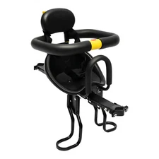 Black Portable Bicycle Child Seat For Bike/Electric Car/Mountain Bike Front Seat