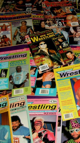 New Wave Wrestling Magazines - Unread NM Warehouse Lot # 1 - 42, 45-49 (1990s) - Picture 11 of 12