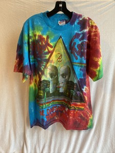 Pink Floyd Vintage Tie Dye Shirt RARE 