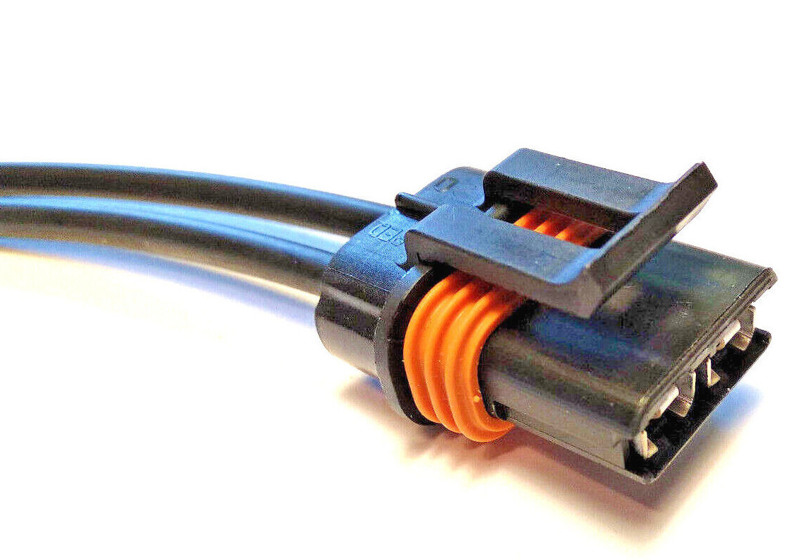 Cooling Fan Connector Pigtail Wiring – 10 AWG, Fits Corvette Camaro LT1 LS1 LS6