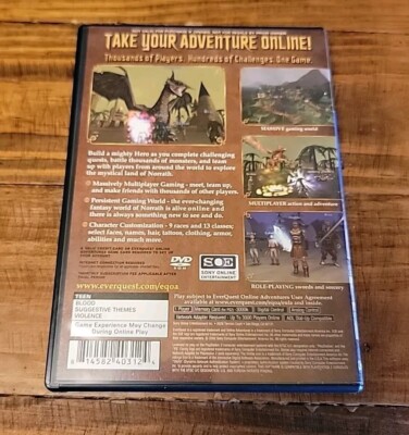 Jeu PS2 Everquest Online Adventures - Jeux vidéo