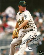 Andrew Bailey Signed Autographed Oakland A's 8x10 Photo - COA - #40