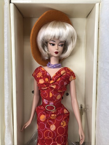 Mattel Barbie Doll Silkstone Fashion Model “Chinoiserie Red Sunset Redress & Box