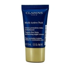 Clarins Multi-Active Nuit Night Cream (Normal Combination Skin) 0.5oz - New