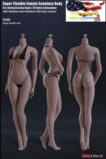 Phicen 1/6 Seamless body Suntan L bust buttock curved Steel Skeleton S06B  USA  