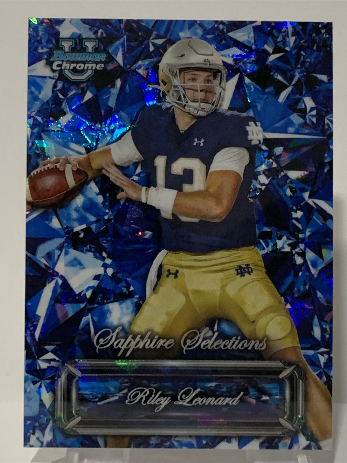 2024 Bowman U Chrome Sapphire - Selections Prospect SP #SS-10 Riley Leonard