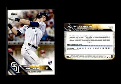 2016 Topps - Series One #184 Travis Jankowski RC - San Diego Padres