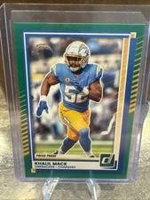 2025 Panini Donruss - Khalil Mack #88 Press Proof Green