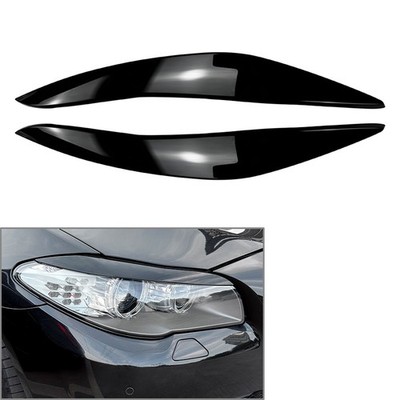 Front Headlight Eyelids Eyebrow Cover FOR BMW 5 Series F10 F11 2011-2014