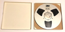 Scotch 10.5 3M 806 metal 1/4 tape reel to reel Metal Aluminum Steel