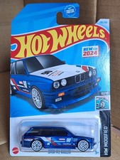 Hot Wheels - BMW M3 Wagon - Blue - 10/10 HW Modified 138/250 HRY67 E30 3 series