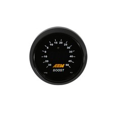 Aem Electronics 52mm Digital Electronic Hi Boost Gauge Meter -30 To 50 Psi New