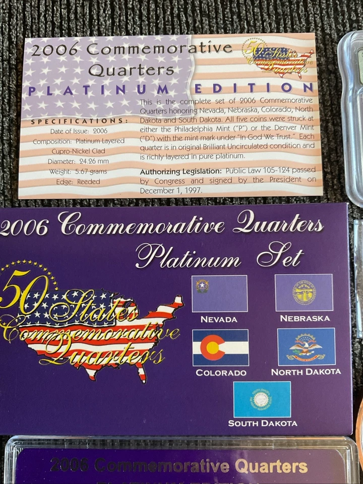 Collectible Junk Drawer Coin Lot 1969S 40% SILVER JFK SLAB,2006 PLATINUM QUARTER - Image 2 of 4