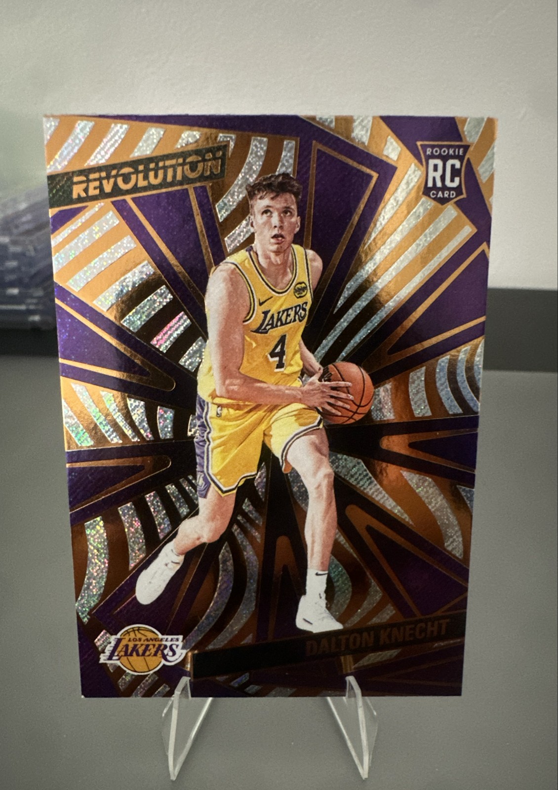 2024-25 Panini Revolution - Rookies Dalton Knecht #109 Fractal (RC)