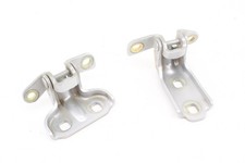 Par de bisagras de puerta superior e inferior izquierda trasera izquierda 15-22 Chevrolet Trax plateadas OEM