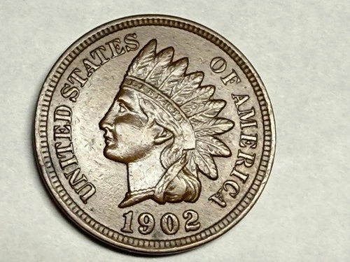1902 AU INDIAN HEAD U.S. Cent. #q1