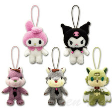 FuRyu Sanrio Netflix My Melody  Kuromi Mascot Set of 5 Japan New Japan Rare