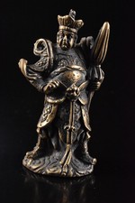 F391: Japanese Copper BUDDHIST STATUE-shaped STATUE Buddhist art