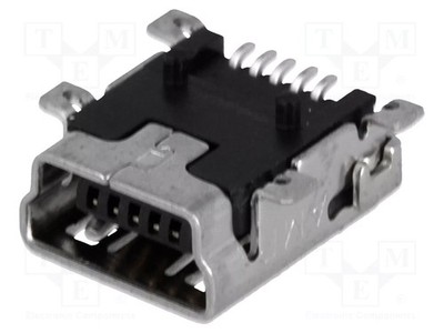 Buchse auf PCB Tray SMT Steckverbinder: USB B mini PIN: 5