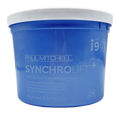Paul Mitchell SynchroLift + Lvl 9 Ultra-Quick Blue Powder Hair Lightener 28.2 oz