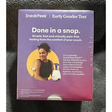 SneakPeek Early Gender Test  At-Home Blood Test  New Sealed Box