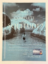 Vintage 2000 Mastercard Credit Card Woman in Bathing Suit Advertisement Print Ad