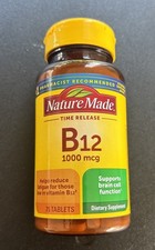    Nature Made Time Release Vitamin B12 1,000 mcg,75 Tablets,EXP 11/2026   