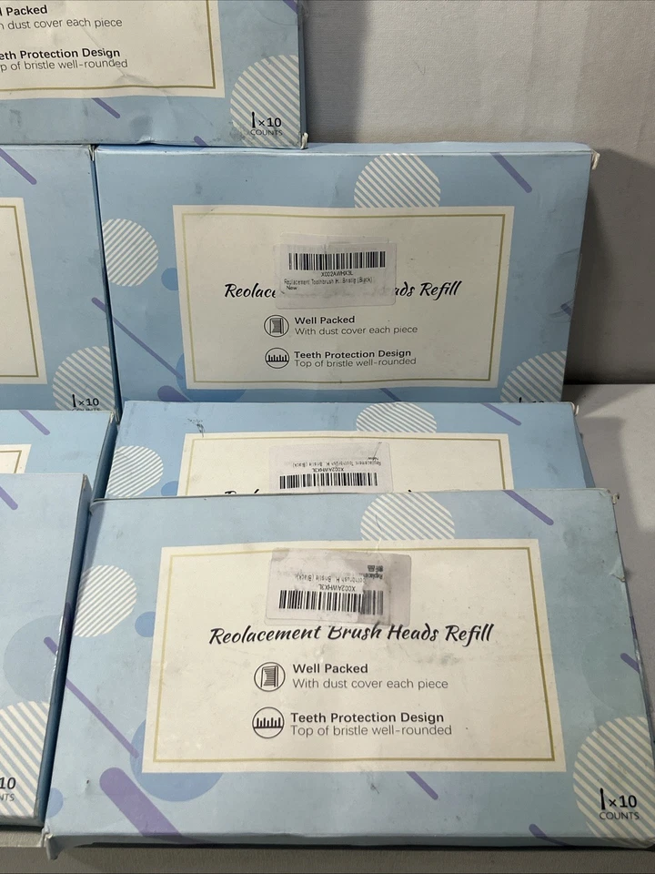 7 cajas de 10 cabezales de cepillo de dientes sónico de repuesto  Foto 2 de 4