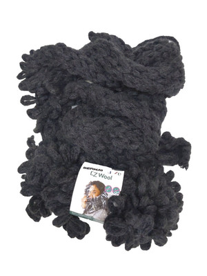 3 BERNAT Alize EZ Wool Yarn Pepper 9006 Knit Wool Blend 5.3 oz 150g