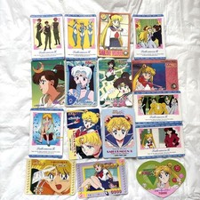 Bandai Sailor Moon Carddass Trading Cards 15 Card Set Collectible Vintage