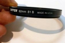 Tiffen 81B 62mm Lens Filte made in USA