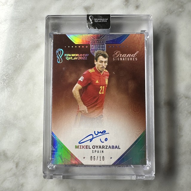 2022 Panini Eminence World Cup Mikel Oyarzabal Grand Signatures /10 Auto Spain