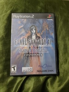 Final Fantasty XI Online Chains of Promathia PS2 Print Ad Vintage Art A