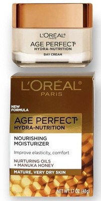 L'Oréal Age Perfect Hydra-Nutrition Day Cream Moisturizer Very Dry Skin 1.7oz