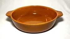 LOS ANGELES POTTERIES ~  Round Honey Glazed Ovenware 4 Qt. CASSEROLE DISH (#615)