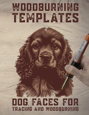 Woodburning Templates: Dog Faces for Tracing and Woodburning
