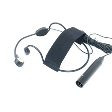 Super Cardioid Dynamic Headworn Microphone 48V Phantom Power XLR 3Pin 5m Cable