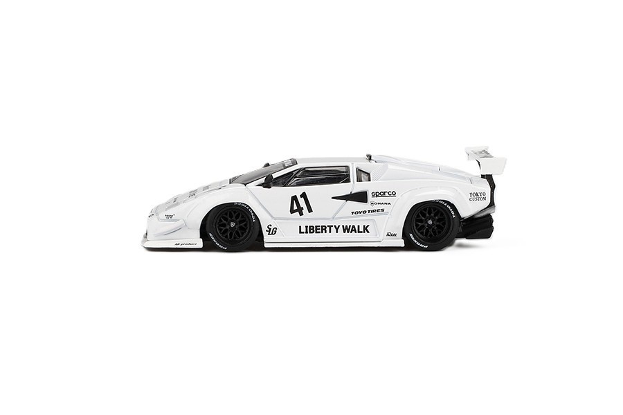ミニカー MINI GT Lamborghini Countach LB-WORKS MINI GT Lamborghini Countach LB-WORKS White 2024 Tokyo Auto