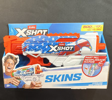 ZURU X-Shot Skins USA Eagle Hyperload Fast Fill Water Blaster NEW IN BOX