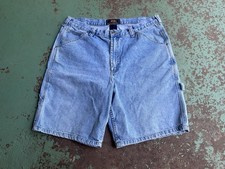 Y2K Men s Route 66 Denim Jean Shorts - Sz 34 Baggy Style