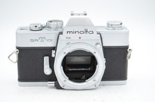 Minolta SRT 101 35mm Film Camera Body, Chrome For Parts/Repair 