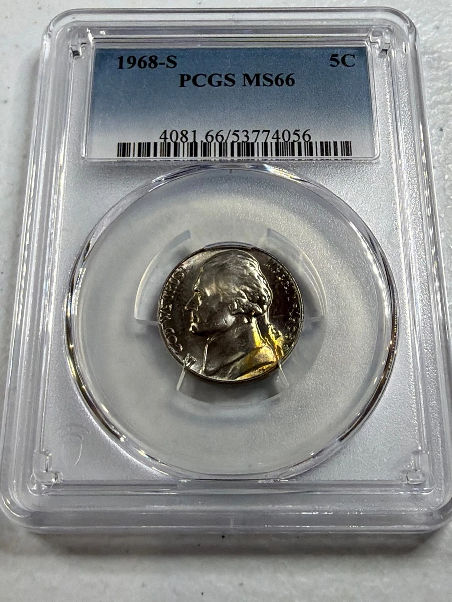 PCGS 1968 US Jefferson Nickels (1938-Now) for sale | eBay