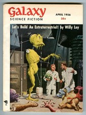 Vintage April 1956 GALAXY SCIENCE FICTION Magazine! Sheckley! Tubb! Pohl!