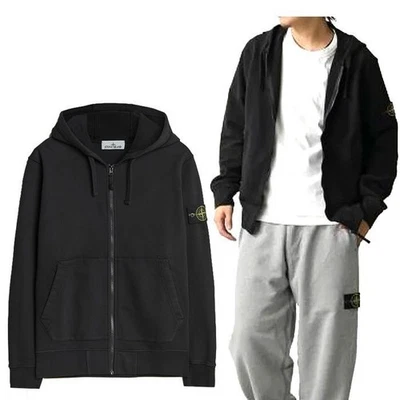 Stone Island Hooded Zip-up 154743917 [P] - Photo 1/4