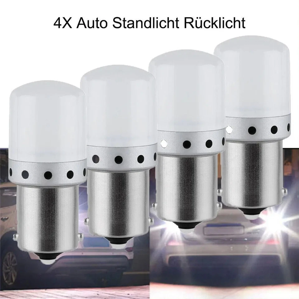 2x BA15S P 21W SMD 1156 LED Auto IP68 KFZ Standlicht Rücklicht Bremslicht Lampe - Bild 3 von 4