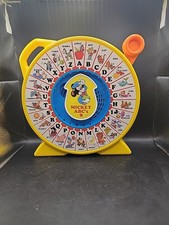 Vintage Mattel Disney Mickey Mouse ABC's See 'N Say WORKS