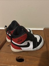 Nike Air Jordan 1 Crib Bootie Black Toe Reimagined Size 1C Infant HJ9289-061